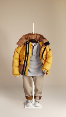 Colour Block Puffer Jacket