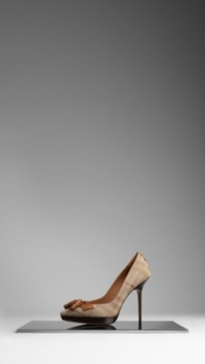 Check Platform Loafers