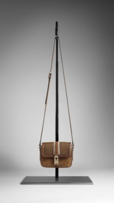 Colour Block Leather Crossbody Bag