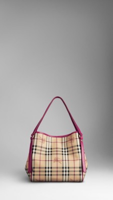 Small Haymarket Check Tote Bag