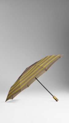 Striped Folding Umbrella