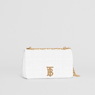 burberry purse white