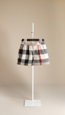 Check Swim Shorts