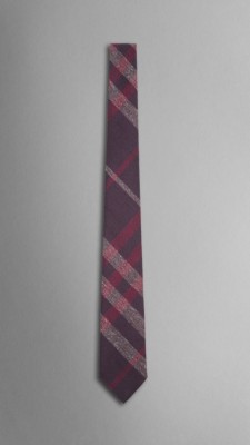 Check Silk Tie