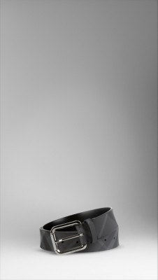 Charcoal Check Belt