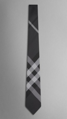 Check Silk Tie