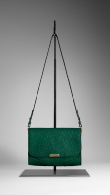 Small Heritage Grain Leather Crossbody Bag