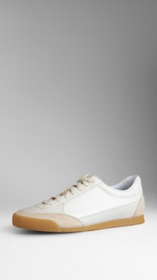 Leather Heritage Graphic Trainers