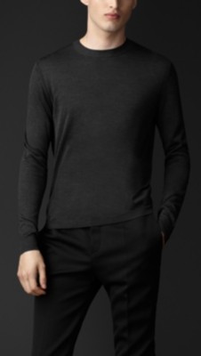 Shoulder Detail Silk Sweater