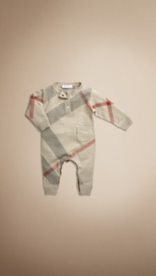 Faded Check Playsuit