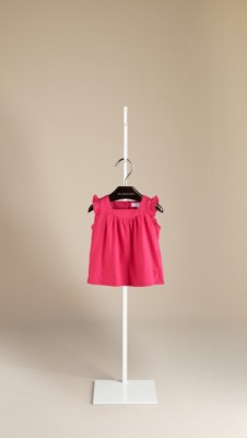 Ruffle Sleeve Cotton Top