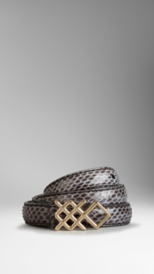 Snakeskin Buckle Belt