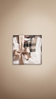 Check Sleepsuit Baby Gift Set