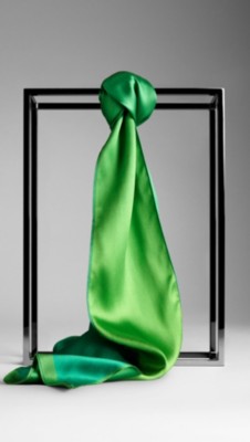 Dégradé Silk Satin Scarf