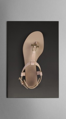 Nautical Detail Leather Sandals