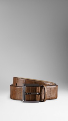 Alligator Leather Belt