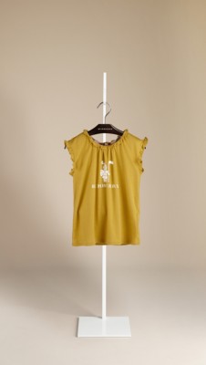 Ruffle Detail Cotton Top