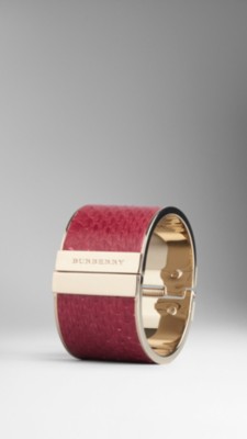 Textured Snakeskin Cuff