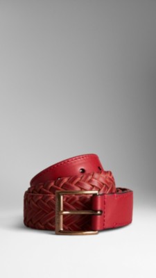 Woven Leather Belt