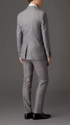 modern fit wool suit