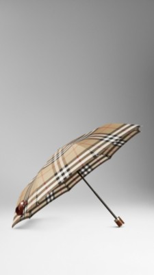 Folding Check Umbrella