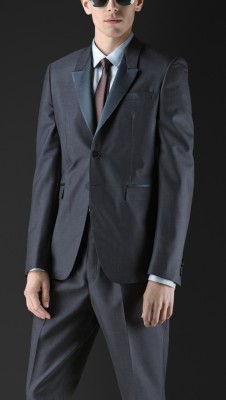 Chaqueta de esmoquin con solapa de satén
