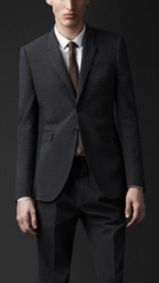 Slim Fit Seersucker Jacket