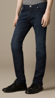 Steadman Hand Dyed Indigo Slim Fit Jeans
