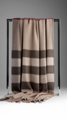 Cashmere Check Blanket