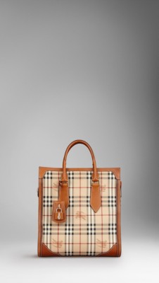 Medium Haymarket Check Tote Bag