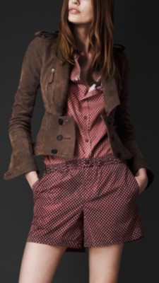Disconnected Lapel Nubuck Jacket