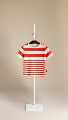 Striped Cotton Jersey T-Shirt