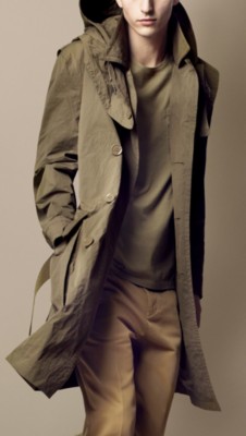 Long Hooded Trench Coat