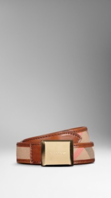 Bridle House Check Belt