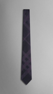 Check Silk Tie