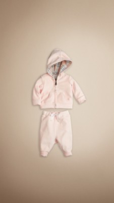 Velour Hooded Top and Trouser Set