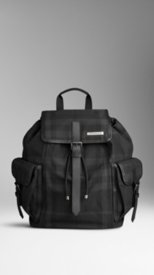 Small Beat Check Backpack