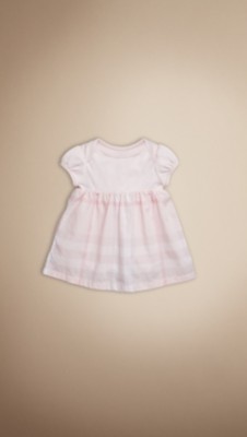 Vestido con detalle de checks
