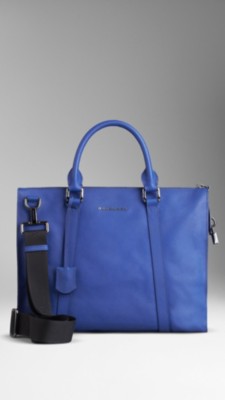 Colour Coated London Leather Soft Briefcase