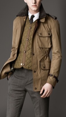Cotton Gabardine Warmer Jacket