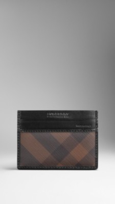 Smoked Check ID Card Case