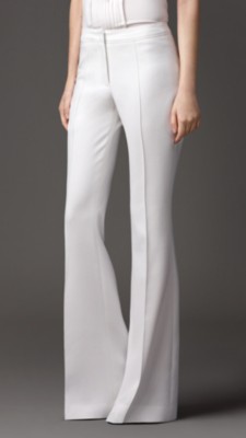 Tailored Flared Trousers