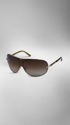 Metal Frame Visor Sunglasses