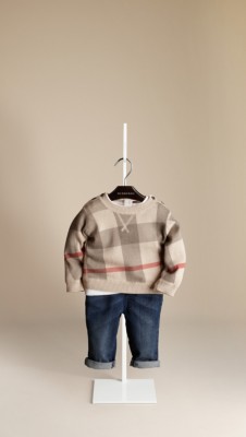 Check Cotton Sweater