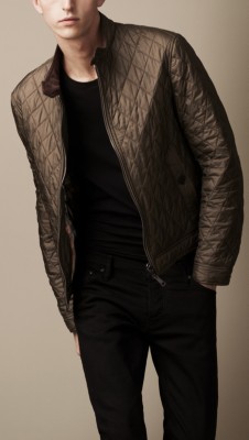 Diamond Quilted Harrington Jacket