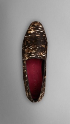 Animal Print Loafers