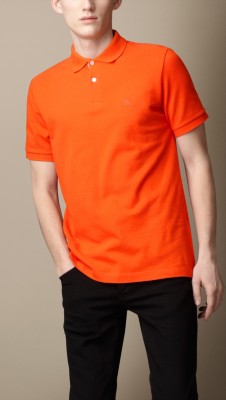 Check Placket Polo Shirt