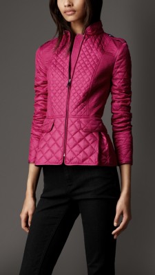 Cinched Waist Multi-Quilt Jacket