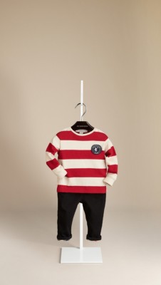 Rugby Stripe Cotton T-Shirt