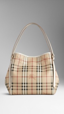 Bolso tote pequeño de checks Haymarket